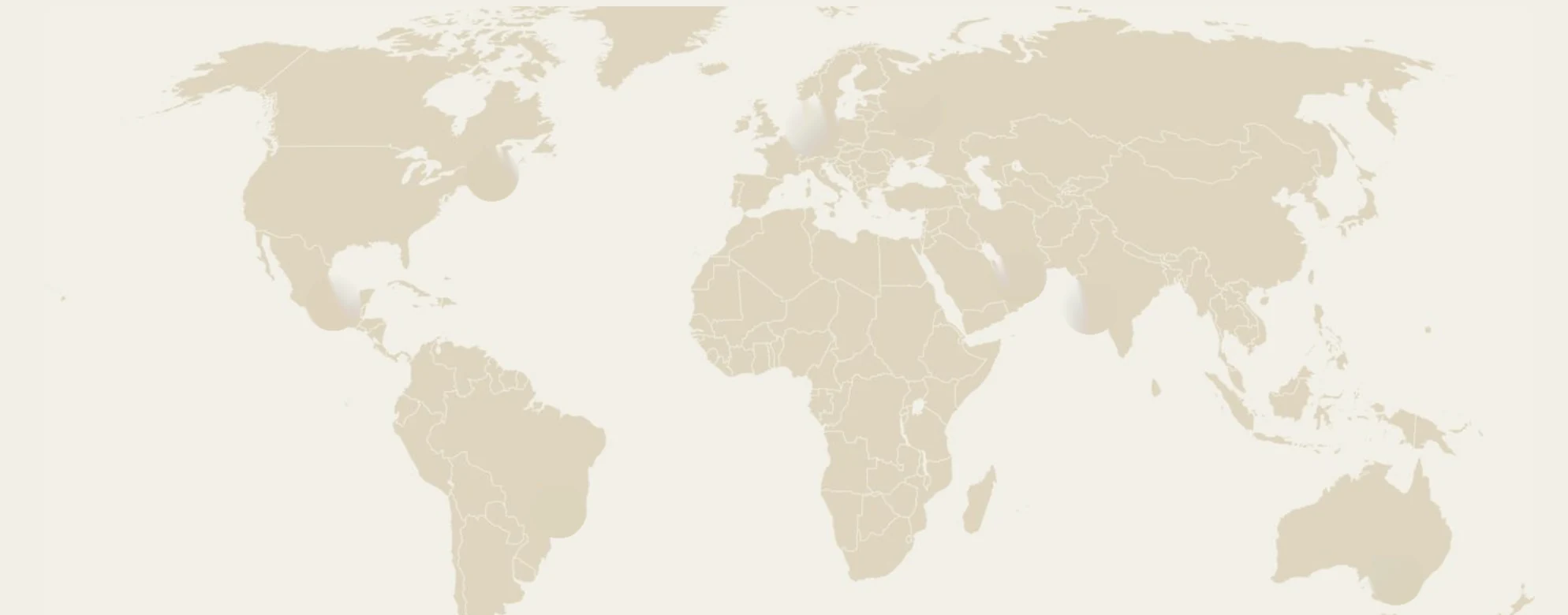 World map showing the territories Cubcoats is heading to next